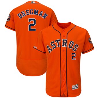 Houston Astros Alex Bregman 2 MLB Gold Edition Black Jersey