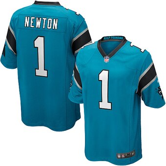 cam newton blue jersey