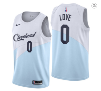 Nike NBA Kevin Love Cleveland Cavaliers City Edition Men's T-Shirt  AV4630-420