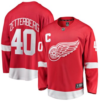 Detroit Red Wings #40 Henrik Zetterberg Fanatics Breakaway Jersey