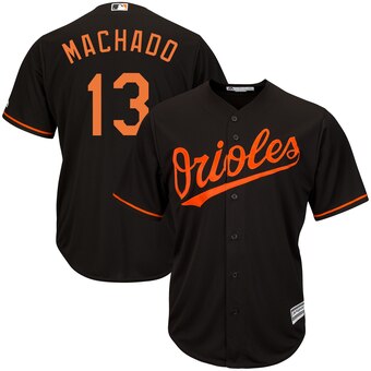 Manny Machado Baltimore Orioles Majestic Big & Tall Official Cool Base  Player Jersey – Black – ThanoSport