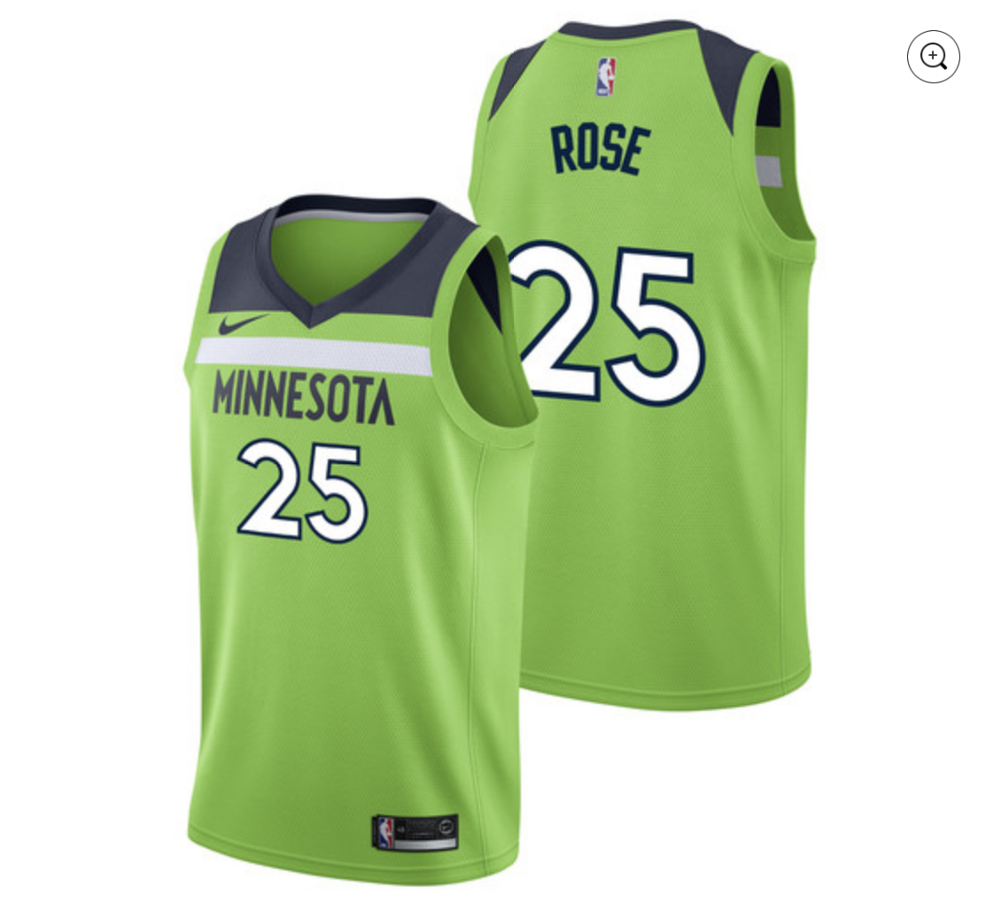 Nike NBA Derrick Rose Minnesota Timberwolves Statement Edition Authentic  Jersey