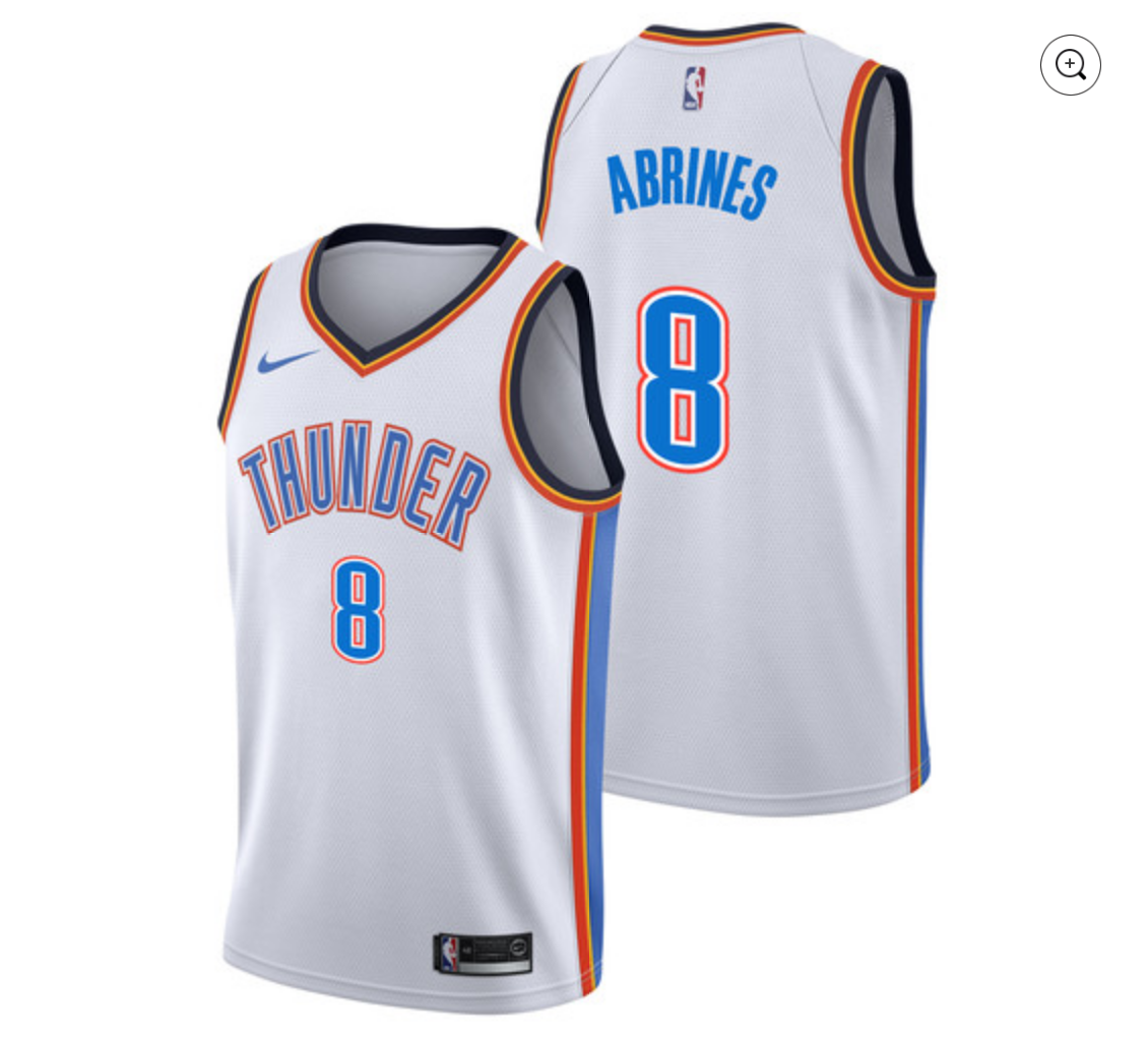 Oklahoma City Thunder [Association Edition] Jersey – Alex Abrines ...