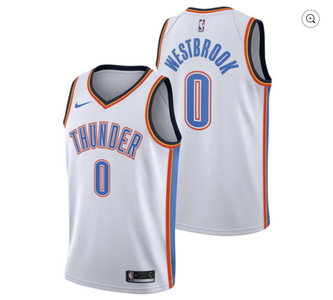 Oklahoma City Thunder [Earned Edition] Jersey – Russell Westbrook –  ThanoSport