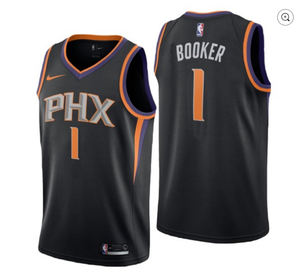 phoenix suns booker jersey