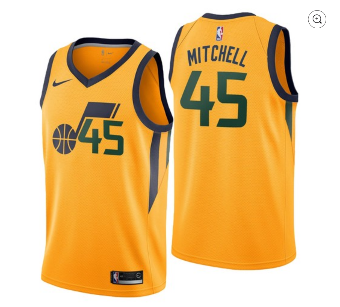 Nike, Shirts, Utah Jazz Donovan Mitchell Jersey