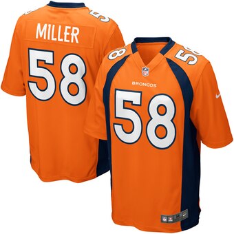 Artículos de primera necesidad probabilidad lanzadera Von Miller Denver Broncos Nike Game Jersey – Orange – ThanoSport