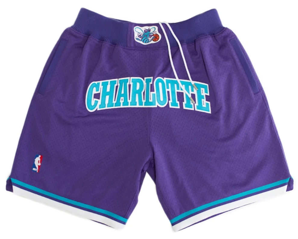 CHARLOTTE HORNETS – Just ☆ Don Shorts – ThanoSport