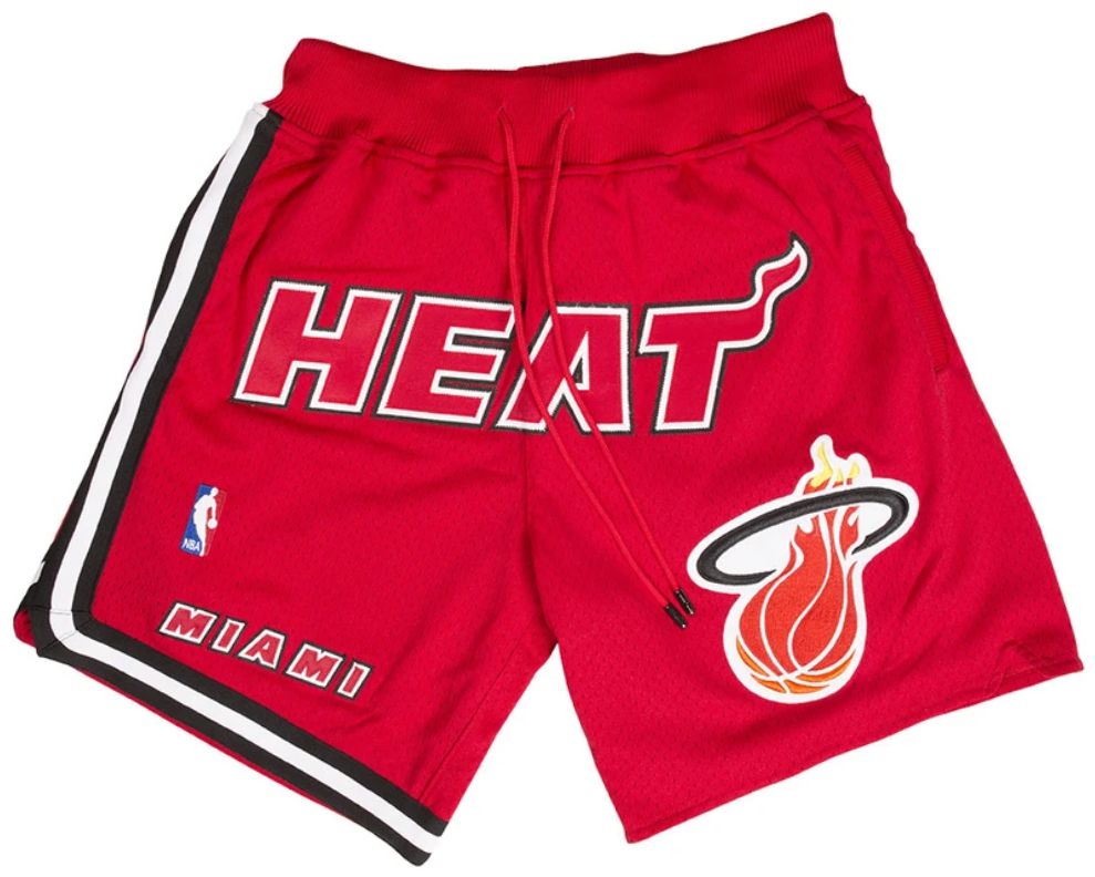 Miami Heat Just Don Shorts Size Medium