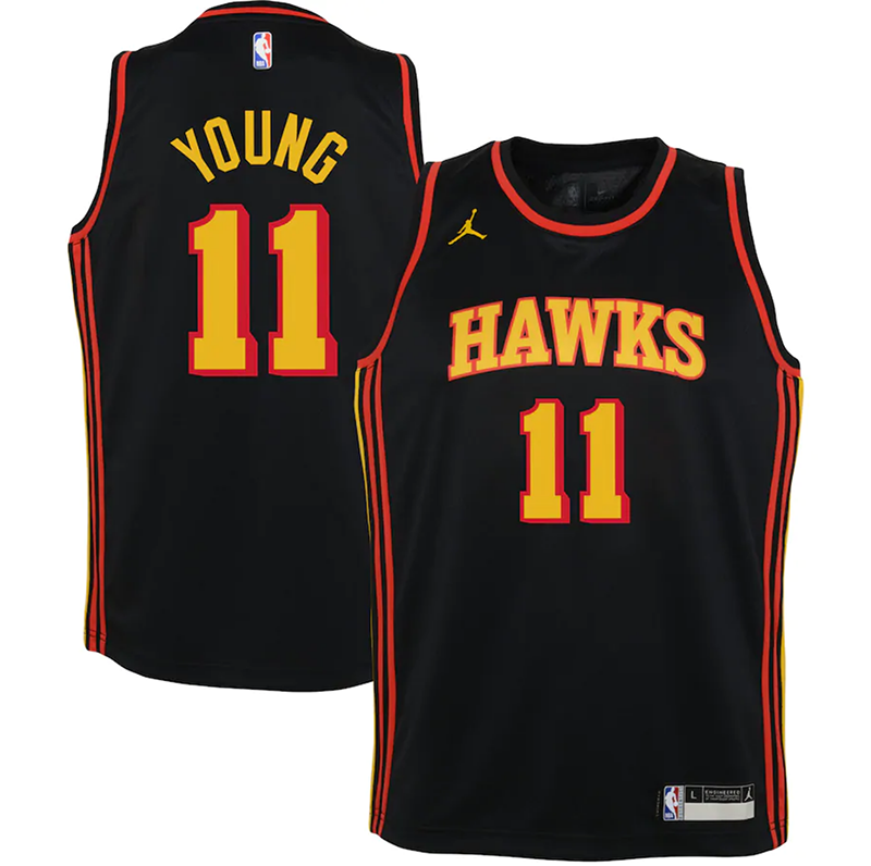 trae young jersey black